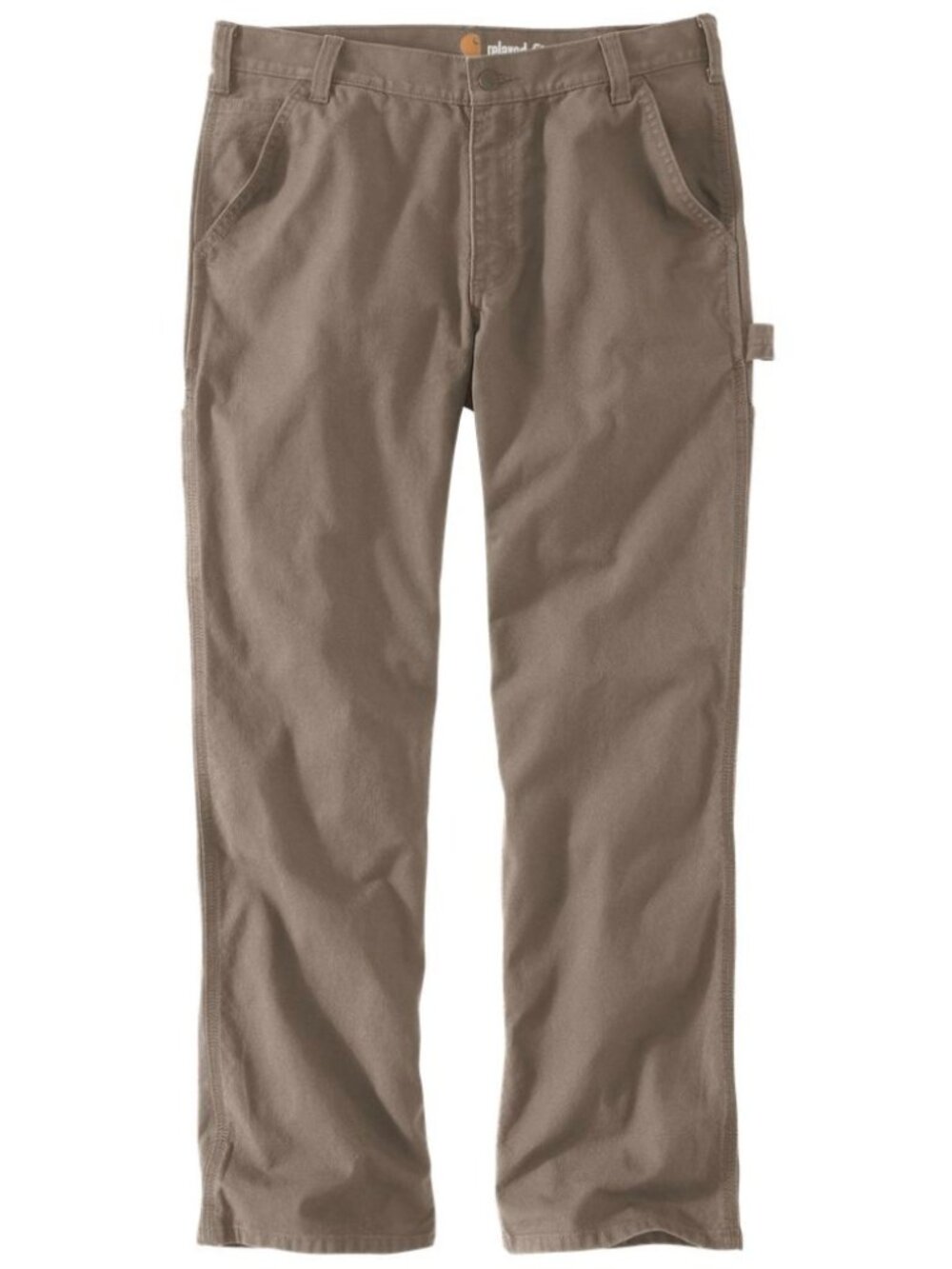 Carhartt Rugged Flex Duck Dungarees 48x30 Relaxed Straight Work Pants Desert Tan
